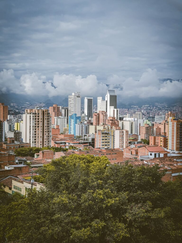 Panorama del centro de Medellín